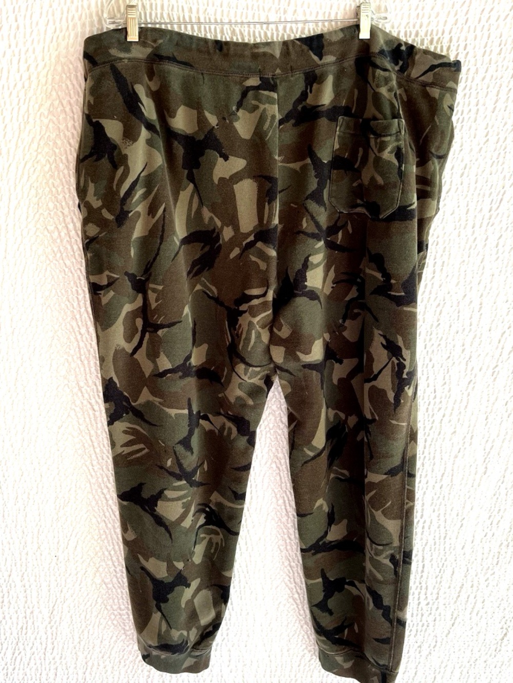 Polo Heavyweight Sweat Pants Camo Ralph Lauren Sweats 4XLT Big Man Cotton Green